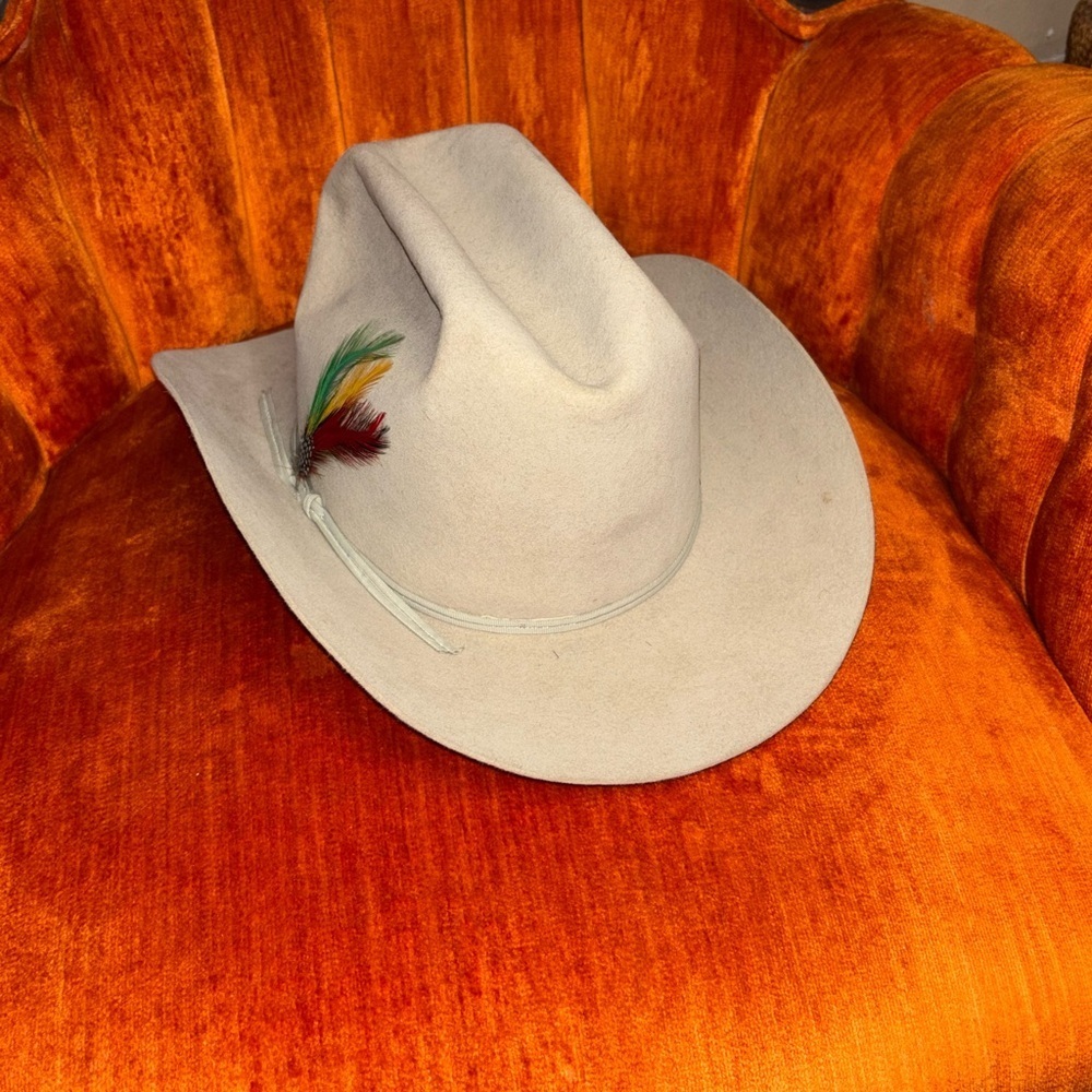 Vintage Resistol Cowboy Hat ~westerner Beaver ~self Conforming - Picture 4 of 10
